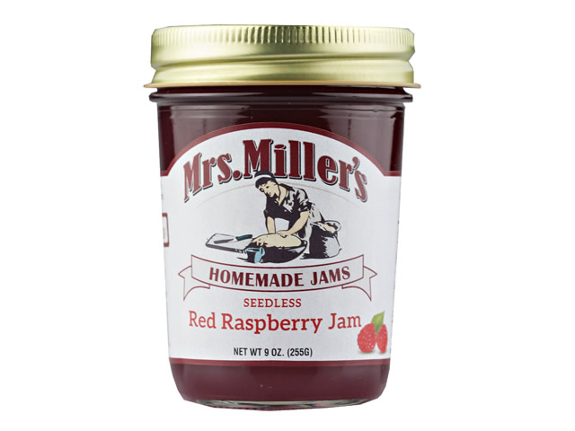 Mrs Millers Seedless Red Raspberry Jam