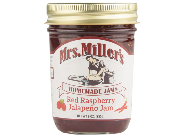 Mrs Millers Red Raspberry Jalapeno Jam