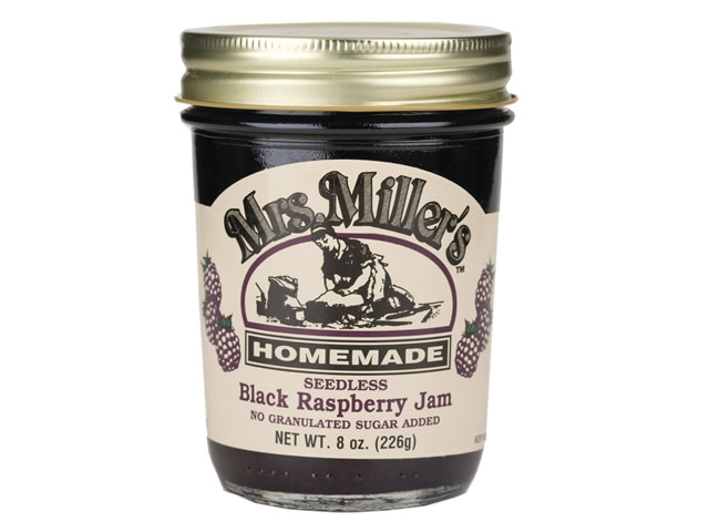 Mrs Millers No Sugar Seedless Black Raspberry Jam