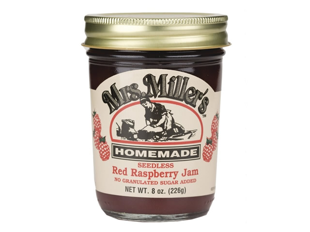 Mrs Millers No Sugar Seedless Red Raspberry Jam