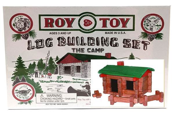 Roy Toy Log Cabin Building Set