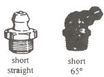1/8 inch NPT Grease Fittings