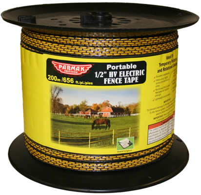 Parmak Equi-Tape 129 HV Electric Fence Tape