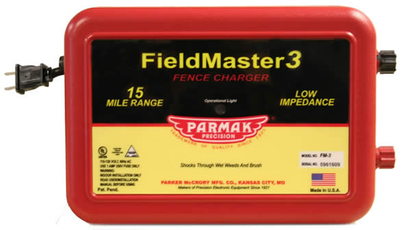 Parmak FM-3 110 Volt Field Master 3 Fence Charger