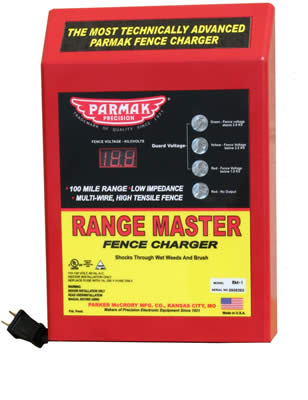 Parmak RM-1 110 Volt Range Master Fence Charger