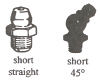 1/4 inch 28 Thread Grease Fittings