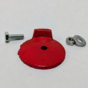 Pitcher Pump Weight and Screw for Flat Leather