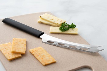 Rada Black Handled Cheese Knife