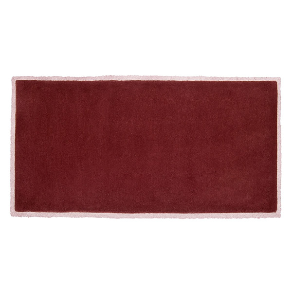 Minuteman H-55 44x22 Inch Plum Wine Rectangular Rug