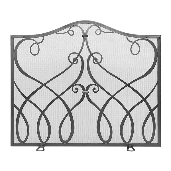 Minuteman VS21-01 Graphite Cypher Flat Fireplace Screen