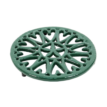 Minuteman C-33GR Green Sunburst Trivet