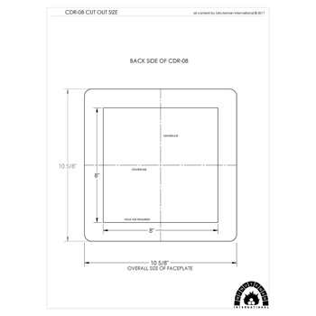 Minuteman CDR-08 8x8 Inch Clean-Out Door