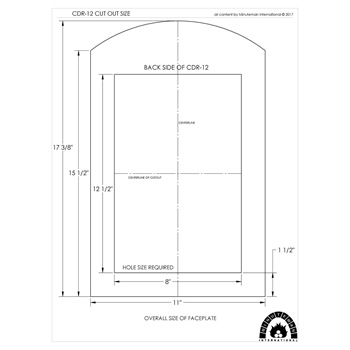 Minuteman CDR-12 8x12 Inch Clean-Out Door