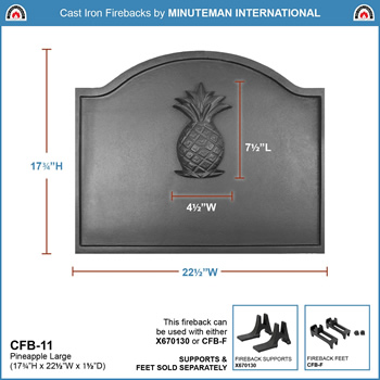 Minuteman CFB-11 Large Pineapple Fireback