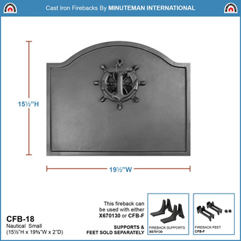 Minuteman CFB-18 Small Nautical Fireback