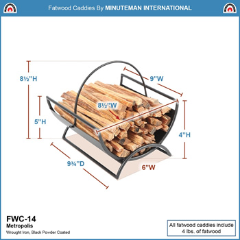 Minuteman FWC-14 Metropolis Fatwood Caddy