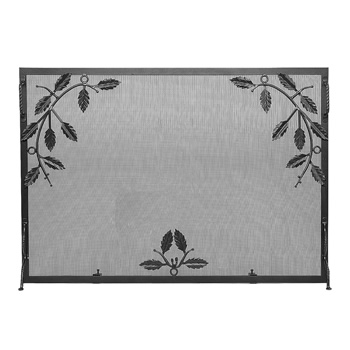 Minuteman G-4433 44x33 Inch Graphite Weston Flat Fireplace Screen