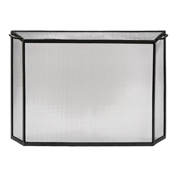 Minuteman S-54L 44x33 Inch Contemporary Spark Guard Fireplace Screen