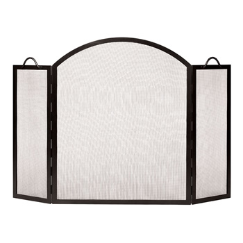 Minuteman SS-32 30x35 Inch Arched Top Graphite Twisted Rope Folding Screen