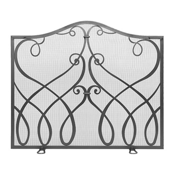 Minuteman VS21-01 Graphite Cypher Flat Fireplace Screen