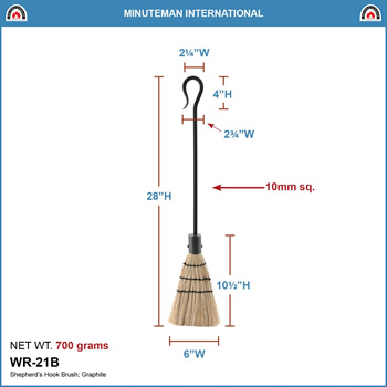 Minuteman WR-21B Shepherds Hook Brush