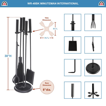 Minuteman WR-48BK Black Bedford Tool Set