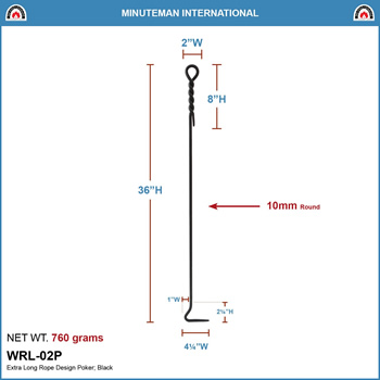 Minuteman WRL-02P Rope Design Xtra Long Poker