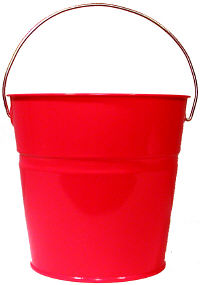 Candy Apple Red Bucket 