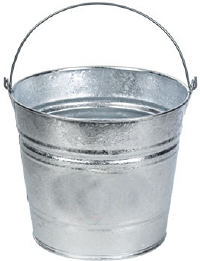 8 Quart No Label Hot Dipped Bucket