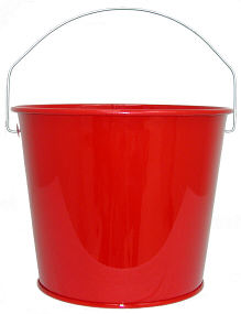 5Qt. Candy Apple Red Bucket 