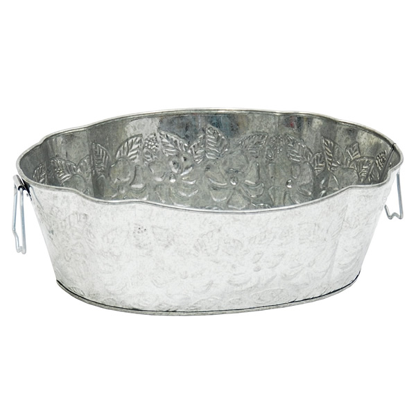 Achla C-52 Oval Embossed Tub