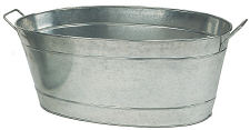 Achla C55 Large Oval Steel Tub
