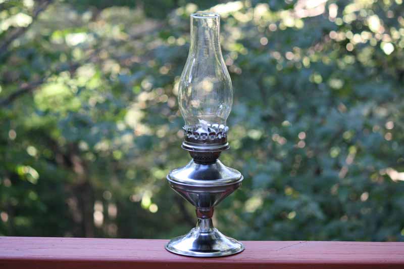 Classic Pewter Oil Lamp