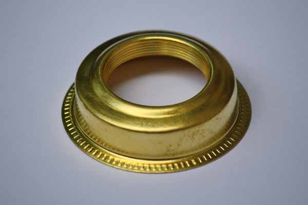 Victorian Solid Brass No1 size to No 2 size Expanding Collar for Oil Lamp Burner 