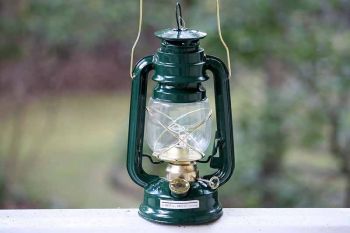 Green Kerosene Lantern