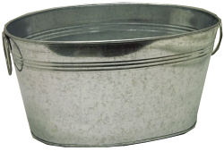 Galvanized Oval Deep Tub