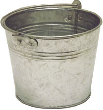 Galvanized Flower Buckets