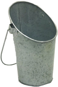 Galvanized Wall Pocket Pail