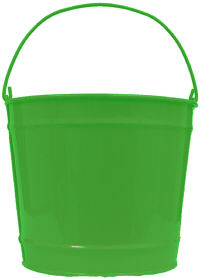 10Qt. Electric Green Bucket 