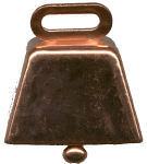 Copper Cow Bell 1 1/2 Inch