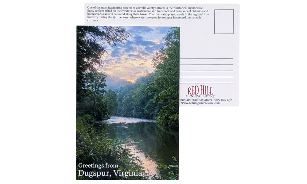 Greetings from Dugspur, Virginia Postcard