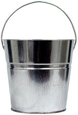 2Qt. Side Handle Galvanized Metal Bucket