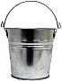 2Qt. Top Handle Galvanized Metal Bucket