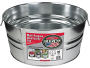 11 Gallon Galvanized Round Wash Tub