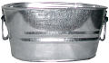 1 Gallon Galvanized Oval Wash Tub