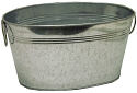 Galvanized Oval Deep Tub