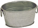 Small Galvanized Oval Tubs