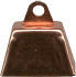 Copper Cow Bell 1 Inch