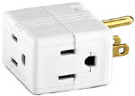 Cooper Three Outlet Cube Adapter