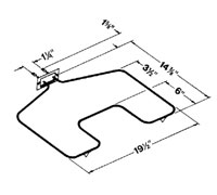 Camco 00631 Oven Bake Element